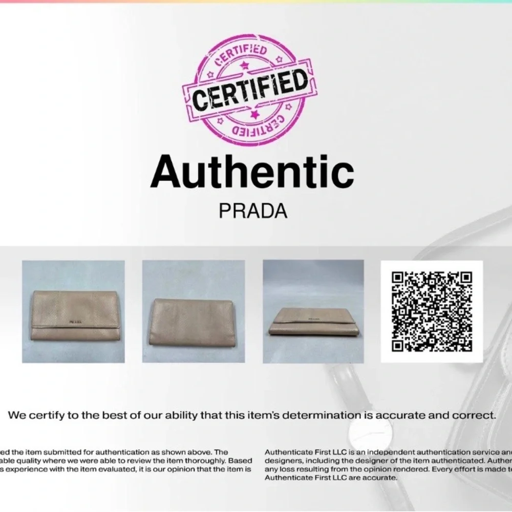 Prada Ayers Python Continental Wallet | Authentic | COA Included - Picture 4 of 14